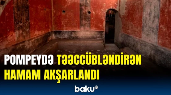 2 min il vulkanik təbəqə altında qalan hamamın özəllikləri | Qeyri-adi kəşf