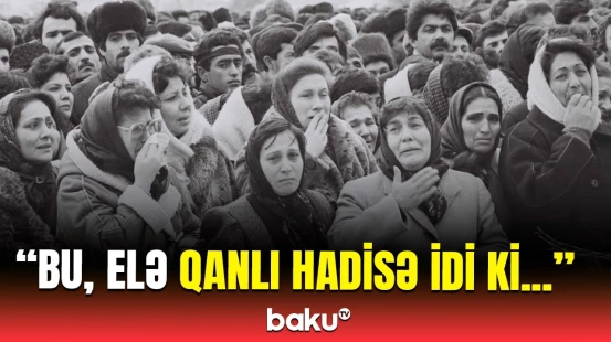 Xalq 20 Yanvar şəhidlərini yad edir