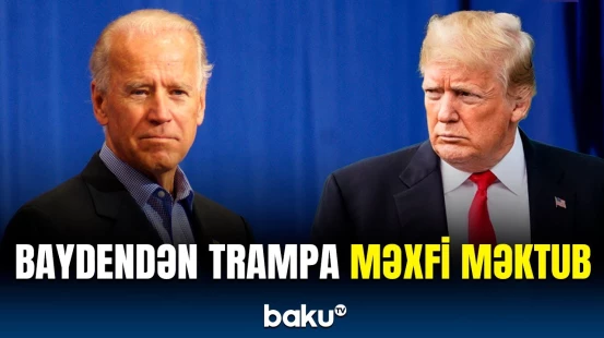 Baydenin vida məktubunda nə yazılıb? | Tramp ənənəni pozdu