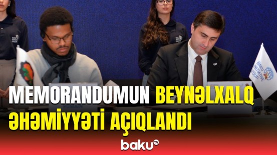 BTQ və Reyunyon adasının "Ka Ubuntu" təşkilatı arasında memorandum imzalanıb