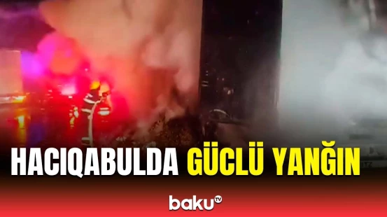Bakı-Qazax yolunda yük avtomobilində dəhşətli yanğın