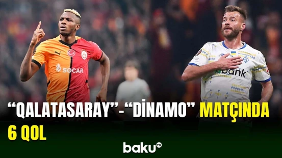 Avropa Liqası: "Qalatasaray" - "Dinamo" matçı