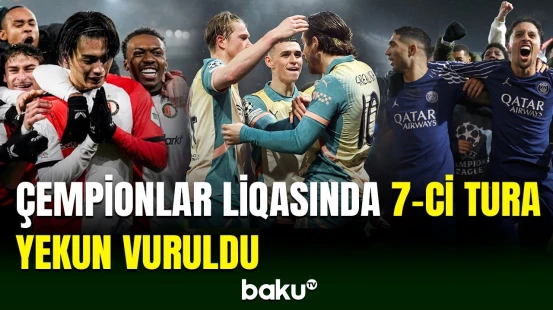 Çempionlar Liqasında 7-ci turun növbəti matçları keçirilib