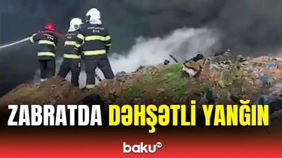 Zabratda açıq ərazidə nələr yandı? | FHN hadisə yerində