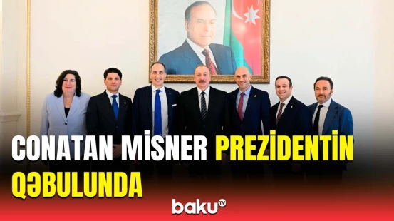 İlham Əliyev İsrail İqtisadi Forumunun həmtəsisçisini qəbul etdi