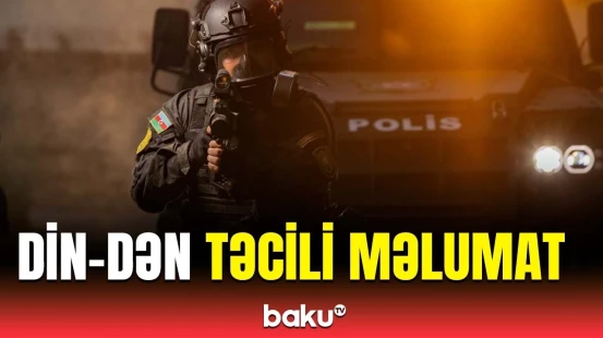 Polisə silahlı müqavimət göstərən şəxs zərərsizləşdirilərək xəstəxanaya yerləşdirilib