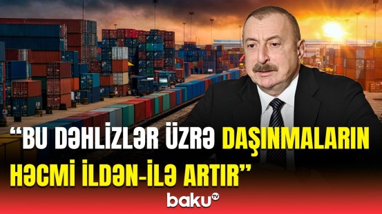 İlham Əliyev Azərbaycanın coğrafi vəziyyətindən danışdı | Bu məsələlərə diqqət göstərilir