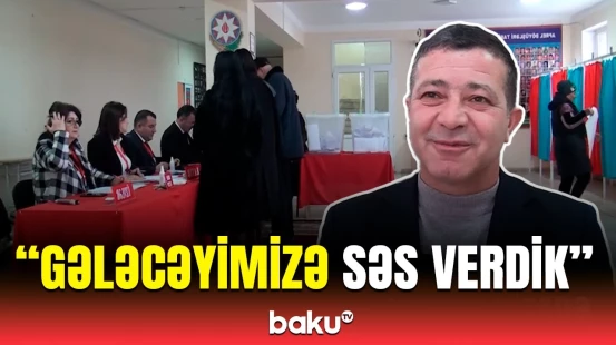 Ümid edirəm ki, səs verdiyimiz namizəd qələbə qazanacaq | Xaçmazda seçki prosesində son vəziyyət