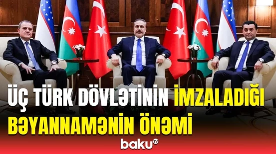 Bu, Anadolunu Orta Asiyaya bağlayan... | Hərbi ekspert Ankara bəyannaməsini şərh etdi