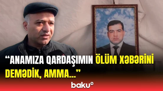 Demişdi, onsuz yaşaya bilmərəm, elə də oldu | Oğlunun ölüm xəbərini eşidən ana dərdə dözmədi