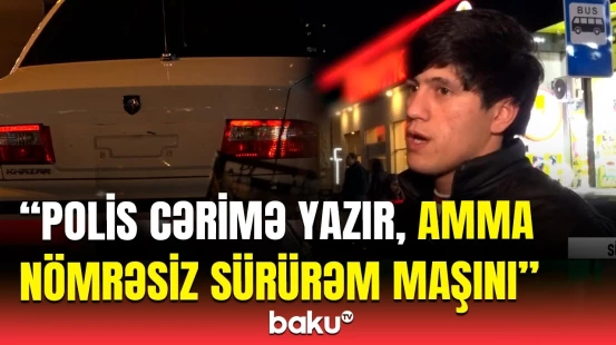 Xahiş edirəm ki, bu görüntünü... | Bakıda sürücülər bu dəfə belə "hoqqa verdi"