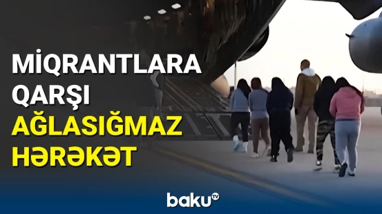 ABŞ-də qanunsuz miqrantlara qarşı qeyri-insani davranış