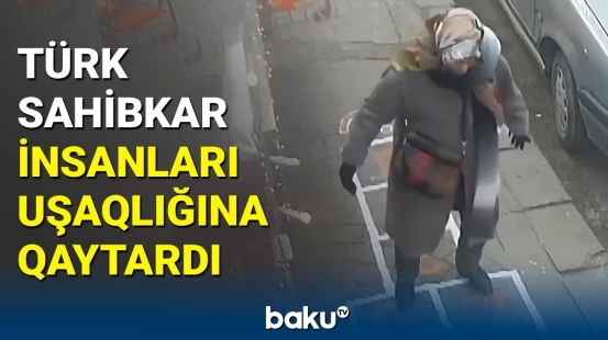 Hətta yaşlılar da uşaq kimi əyləndi | Türkiyədən ürək isidən görüntülər