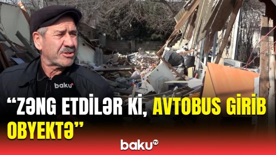 Çırpılıb gül dükanına, bəxtimiz gətirdi ki... | Sakinlər Maştağadakı dəhşətli qəzadan danışdı