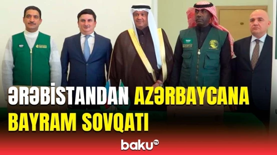 Ərəbistandan Azərbaycana 20 ton xurma gətirildi | Sosial Xidmətlər Agentliyinə təqdim edildi