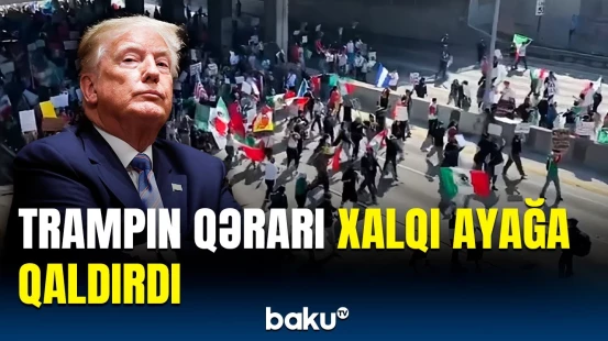 ABŞ-də aləm bir-birinə dəydi | Ölkə etirazlarla silkələnir