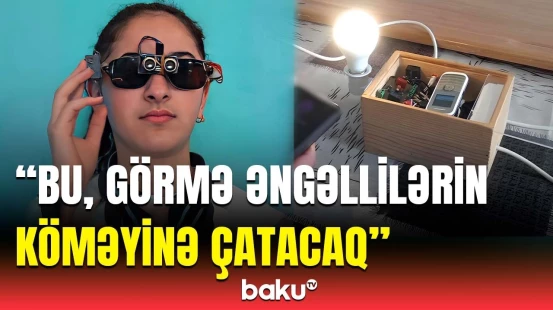 Lənkəranda məktəblilər görmə məhdudiyyətlilər üçün nə hazırladı? - Hətta 4 metrdən...