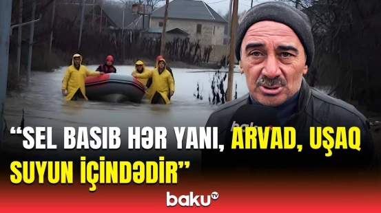 Ayıldıq ki, evimizə su dolub | Selin ziyan vurduğu lənkəranlılar çıxılmaz vəziyyətdə