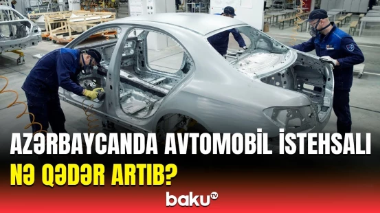 Sənaye zonalarında nə qədər məbləğ dəyərində maşın istehsal olunub?