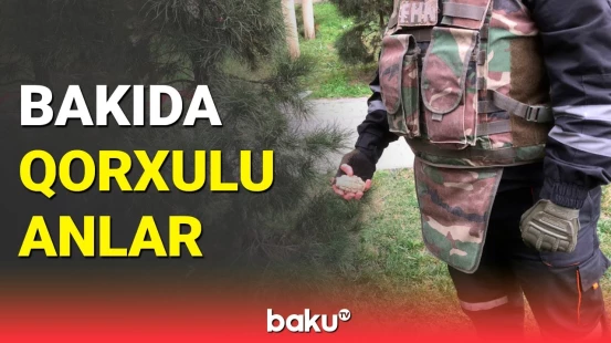 Bakıda yoldan görün nə tapıldı | FHN hadisə yerində