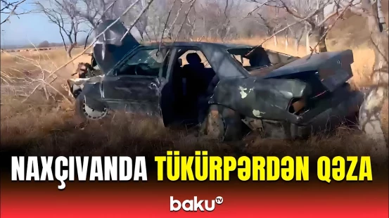 Maşın dərəyə aşdı, içindəki insanlar isə... | Hadisə yerindən dəhşətli görüntülər