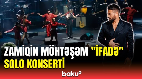 2 illik sükutdan sonra müğənni Zamiq yenidən səhnədə | Konsertdən görüntülər