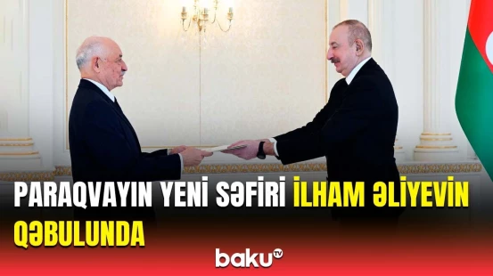 Azərbaycan-Paraqvay əlaqələrinin inkişafı | Prezident yeni səfiri qəbul etdi