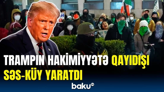 Trampın qərarı yerli sakinlərin də etirazına səbəb oldu | ABŞ-də xaos