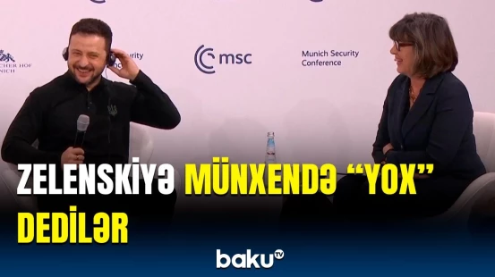 Zelenskiyə Ukrayna dilində danışmağa icazə verilmədi