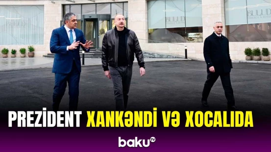 Prezident Xankəndidə “Bulud” hotelinin açılışında iştirak etdi
