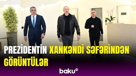 İlham Əliyevə Xankəndidəki “Bulud” hotelində görülən işlər barədə məlumat verildi