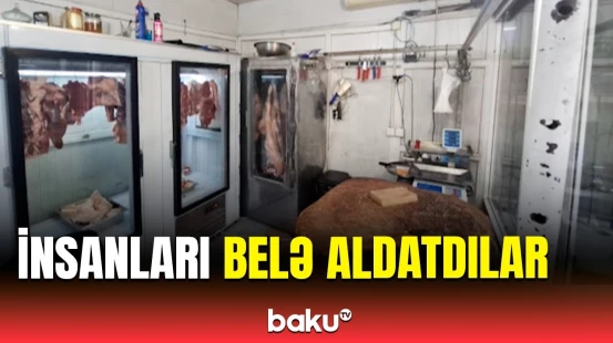 Paytaxtda insanlara mal əti adı altında görün nə satılırmış