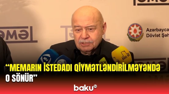 Dövlət komitəsi hər il ən yaxşı memarlıq nümunələrinə "Təməl" mükafatları təqdim edəcək