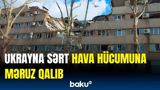 Ukraynada gərgin həftəsonu | Rusiyanın hücumları davam edir