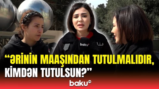 Kişilərin maaşından tutulub evdar qadınlara pensiya ödənilməlidir? | Sakinlərlə sorğu