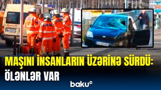 Almaniyada tükürpərdən hadisə | Polis təcili xəbərdarlıq etdi ki...