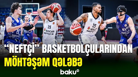 "Neftçi" Basketbol Liqasında növbəti inamlı qalibiyyətə sevinib