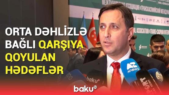 Ufuk Yalçın Orta Dəhlizdən danışdı | Daşınan konteynerlərin sayı nə qədər artırılacaq?