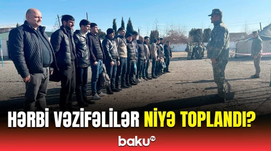 Hərbi vəzifəlilər döyüş hazırlığında | MN məlumat yaydı