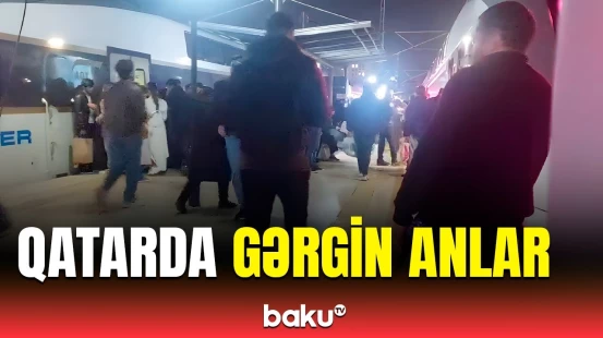 Bakı-Sumqayıt qatarında nasazlıq yarandı, sərnişinlər yolda qaldı | Qurumdan açıqlama