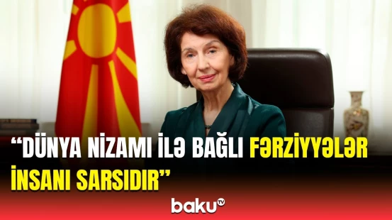 Şimali Makedoniya Prezidentindən İlham Əliyevə təşəkkür | Ümid edirəm ki, qarşıdakı illərdə...