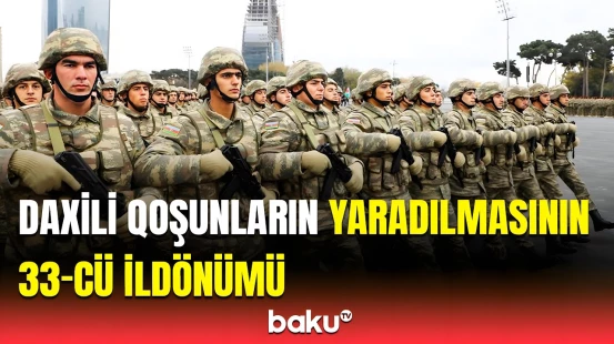 Azərbaycan Daxili Qoşunlarının yaradılmasının 33-cü ildönümü münasibətilə tədbir keçirildi