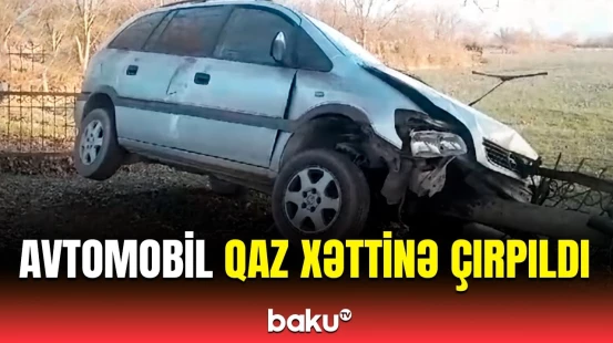 Oğuzda dəhşətli qəza | Hadisə yerindən anbaan görüntülər