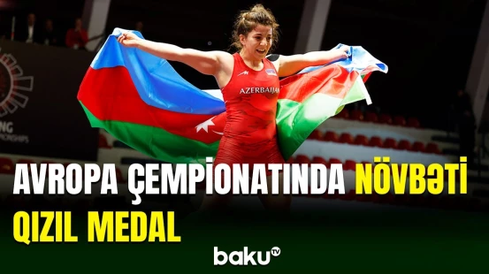 Güləşçimiz Elnurə Məmmədova Avropa çempionu olub