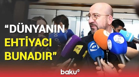 Beynəlxalq qaydalar təzyiq altındadır, ona görə də... | Mişeldən dünyaya çağırış