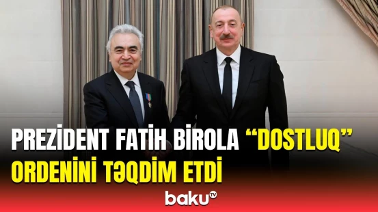 İlham Əliyev Beynəlxalq Enerji Agentliyinin icraçı direktorunu qəbul etdi