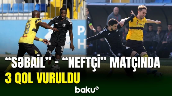 Azərbaycan çempionatı: “Neftçi” komandası “Səbail”in qonağı olub
