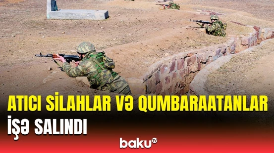 Hərbi vəzifəlilərimiz döyüş hazırlığında | “Yaralılar” ərazidən təxliyə edildi