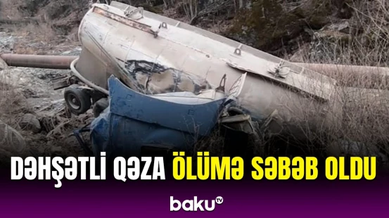Kəlbəcərdə yük maşını aşdı | Hadisənin detalları açıqlandı