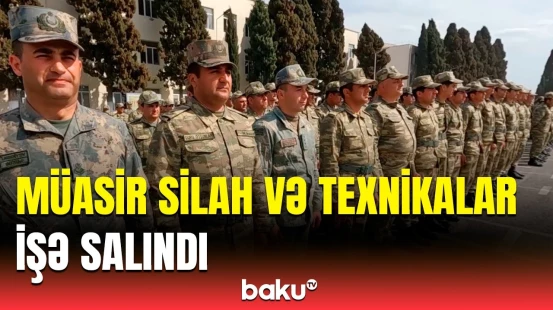 Hərbi vəzifəlilərin döyüş hazırlığı | MN-dən görüntülər